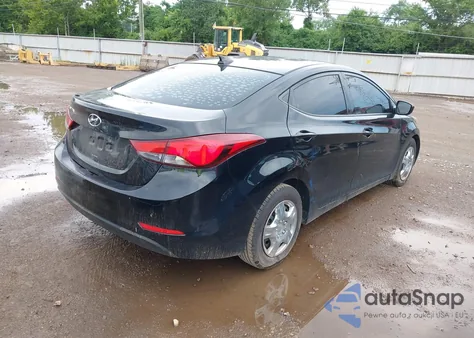 2016 Hyundai Elantra Se из США, поврежденный, VIN 5NPDH4AE4GH746041